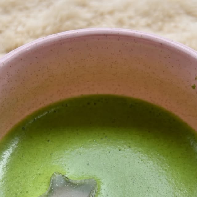 Matcha in a handcrafted bowl
